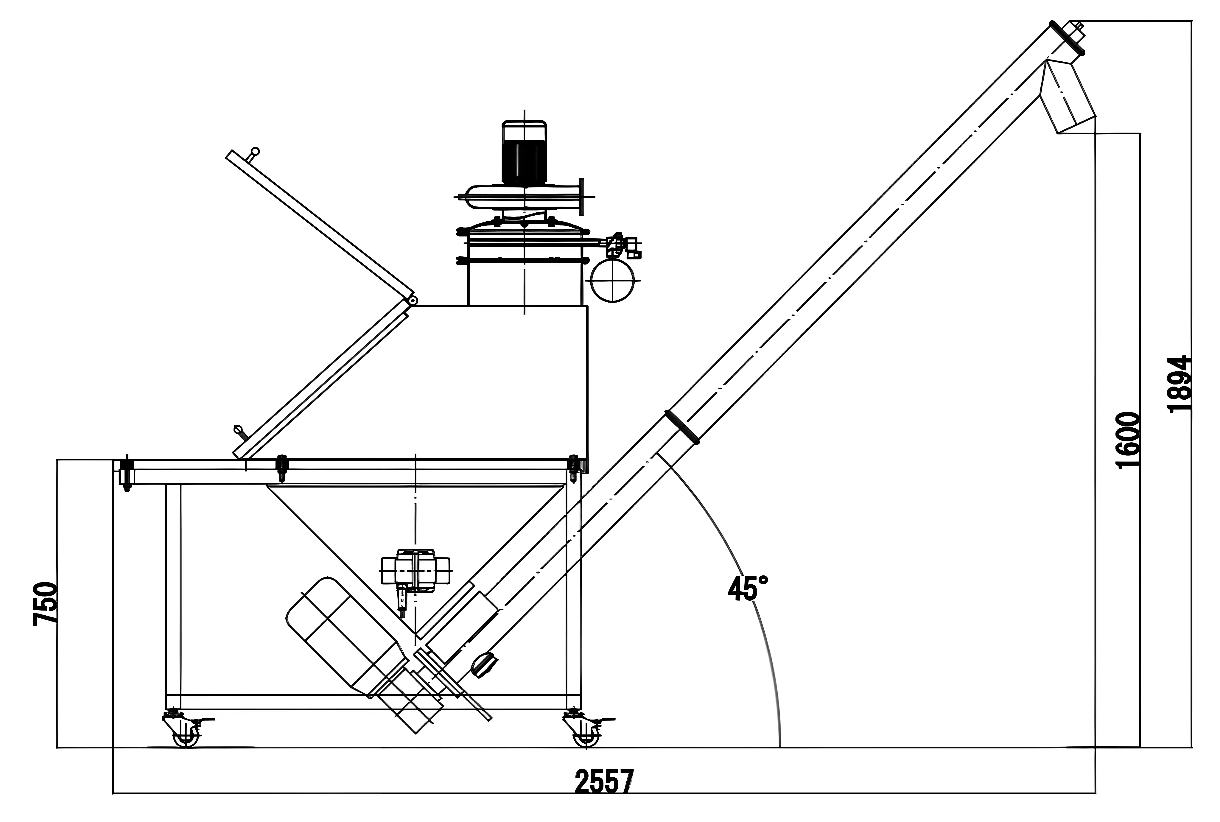 APT-T6 Screw Feeding Machine (Dust Proof)